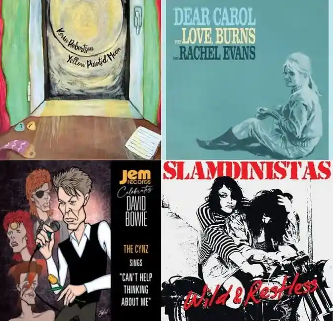 4 Songs by 4 Artists, kevin Robertson, Love Burns, The Cyzn Slamdinistas