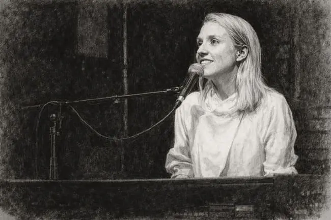 Hannah Scott al piano Hannah Scott al piano